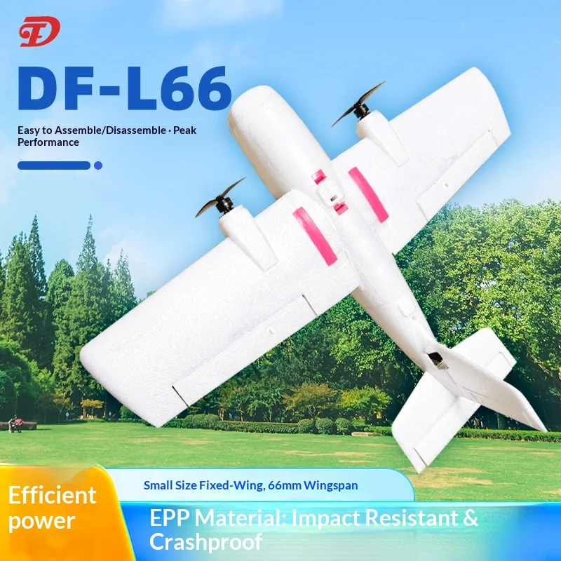 Planeur RC KIT 2.4GHz 3CH 6-Axis Gyro - Blanc ou Noir