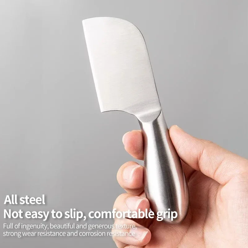 Stainless steel cheese Knife 6-piece set cheese tool pizza cutter Butter spatula fruit fork Pastry baking kitchen utensils