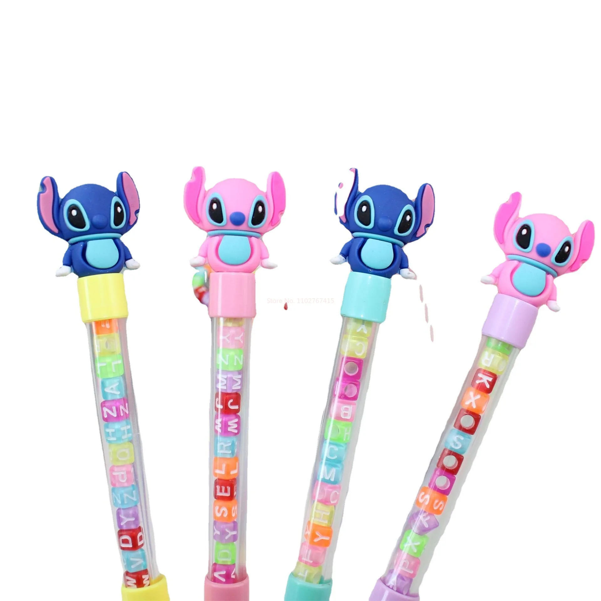 Stylo gel Disney Stitch pour étudiants, cadeau créatif Kawaii, fournitures  d'incitation pour étudiants, outils d'écriture, fournitures scolaires,  bracelet de bricolage - AliExpress