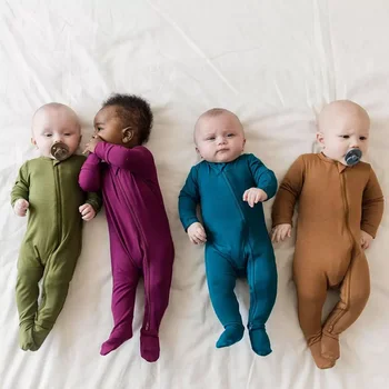 Bamboo Baby Sleep Romper 5