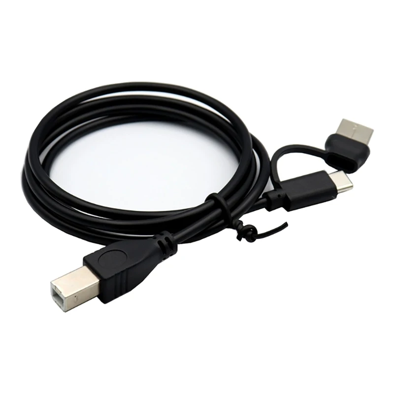 

Type-C Phone Printer Cable Type-C USB to USB B Connector OTG for Electronics