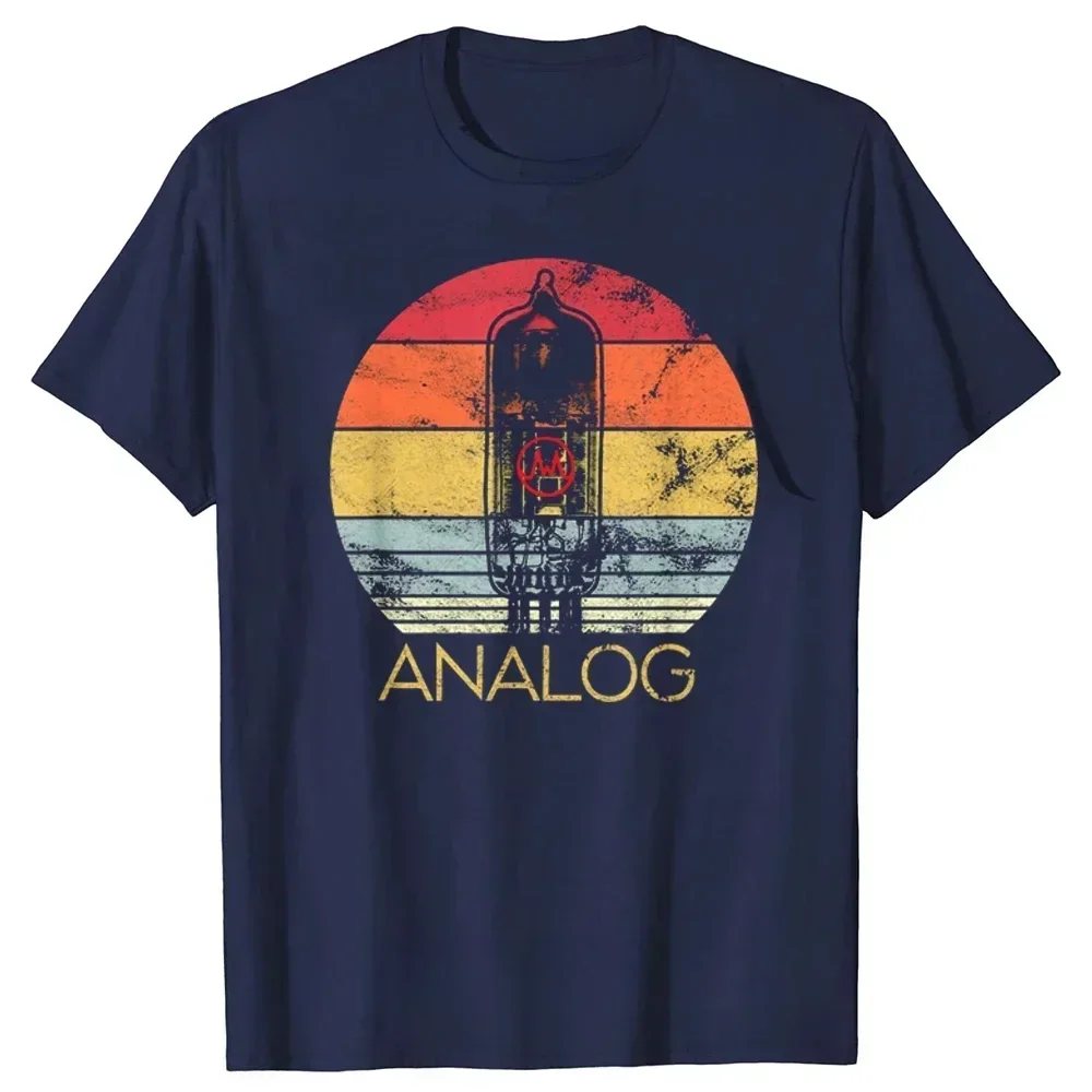 Vintage VU Meter Sound Engineer Graphic Cotton T-Shirt