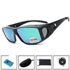Newboler Fit Over Fishing Glasses Polarized Coating Lens Clip on Sunglasses Sports Eyewear For Men Women Fishing Camping peche
