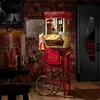 Movie Theater-Style Popcorn Machine Maker with Cart and 10-Ounce Kettle - Red, Vintage-Style Popper on Wheels 6