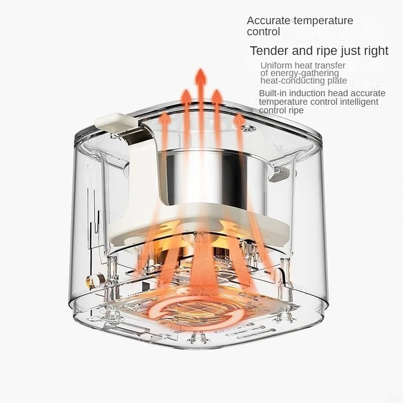 Egg Cooker 110V-220V 24H Timer Intelligent Breakfast Machine Automatic Power Off Small Multi-function Egg Steamer for Home Use 5
