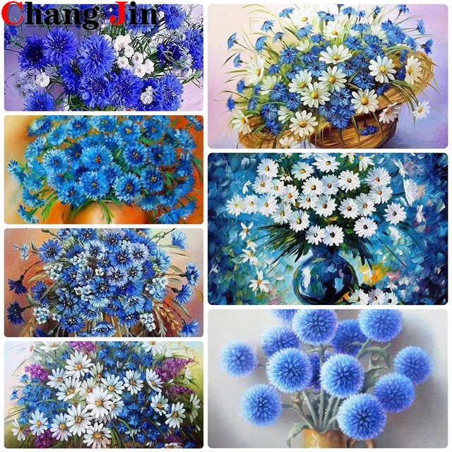 5D DIY Diamond Painting Rose Flowers Vase Cross Stitch Kit Full Drill  Embroidery Mosaic Art Picture Of Rhinestones Home Decor