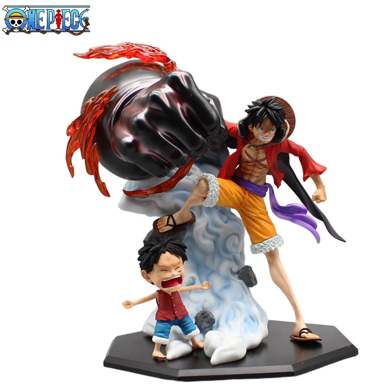

Monkey D Luffy Action Figure Toys One Piece Snake Man Luffy Big fist Gear 3 Figurine PVC Collection Model Ornament Gift for Kids
