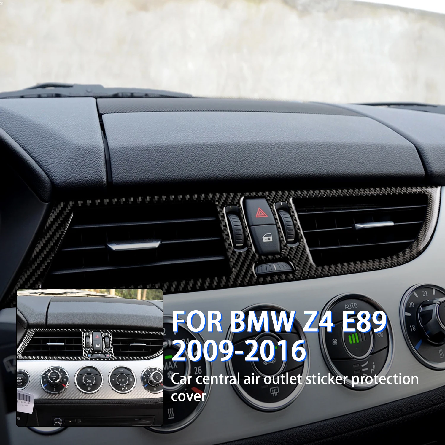 Car Central Air Outlet Sticker Protection Cover Trim Accessori Interni Per Auto Per Bmw Z4 E89 2009-2016