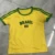 Brazil Crop Top y2k Clothes Women Letter Print Contrast Color Short Sleeve T Shirts Basic Tees Clothing Streetwear
