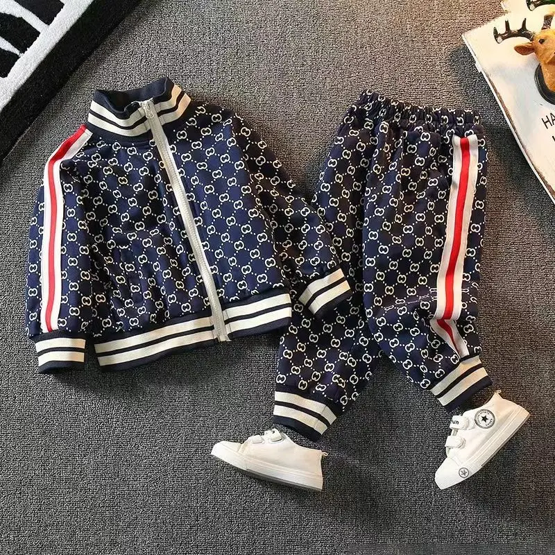Boys Clothing Sets New Spring Autumn Kids Fashion Cotton Coats+Pants 2pcs Tracksuits For Baby Children Sports Suits Toddler 2-12