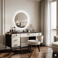 LUVODI Intelligent Illuminate Big Round Mirror for Bathroom Touch Screen Dimmable Anti-fog Bathroom LED Light Mirror - Image 5