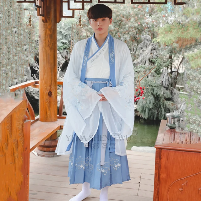 전통 Hanfu 커플 남자 여자 코스프레 의상