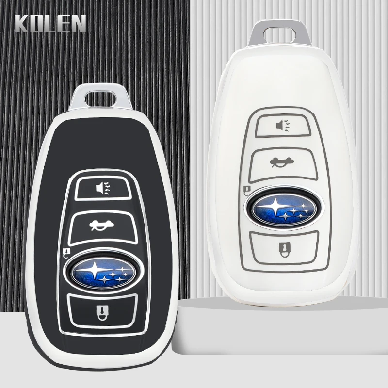Nuovo-TPU-Car-Key-Case-Cover-Shell-per-Subaru-Forester-XV-Outback-BRZ-WRX-STI-Legacy.jpg Nuovo TPU Car Key Case Cover Shell per Subaru Forester XV Outback BRZ WRX STI Legacy Impreza Crosstrek Protector Fob accessori - Nuovo TPU Car Key Case Cover Shell per Subaru Forester XV Outback BRZ WRX STI Legacy