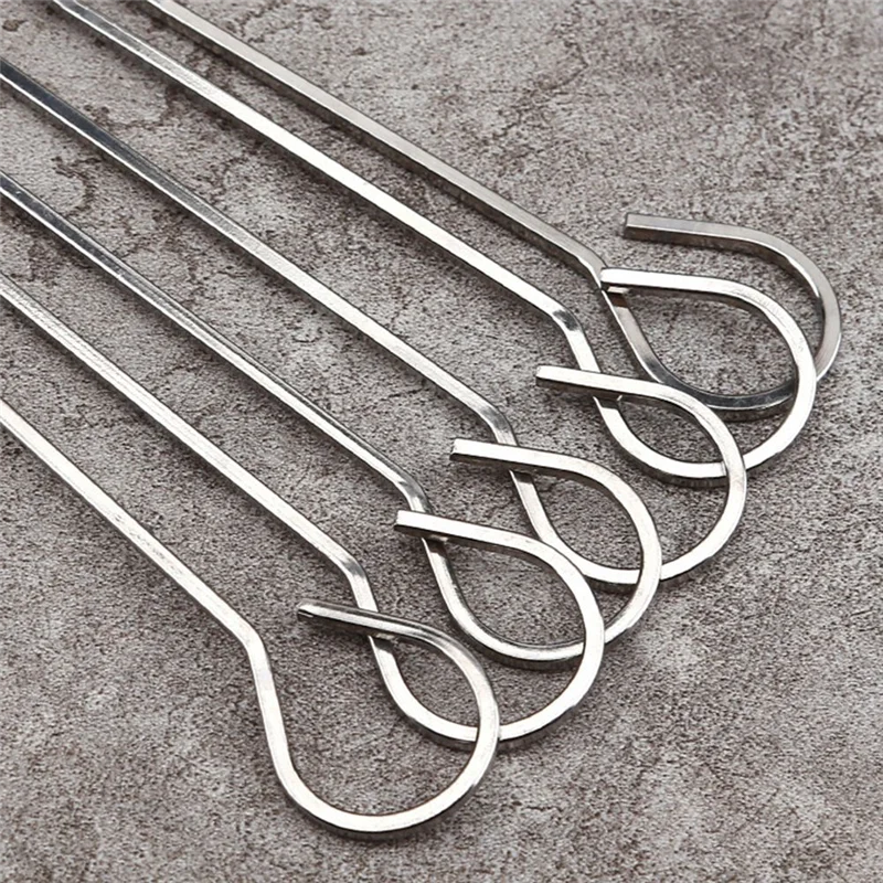 SOFT-Folding Barbecue Grill Stainless Steel Grill Outdoor Portable Barbecue Tools Skewers Barbecue Picks