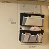 Multifunctional Dormitory Storage Bag Wardrobe Storage Bag For Store Sundries Fabric Storage Hanging Bag Behind Door-AC82 4