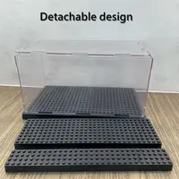 Acrylic Transparent Display Box Building Blocks Model Assemble Dust Cover Figures Toys Protection Showcase Compatible With Brand 2