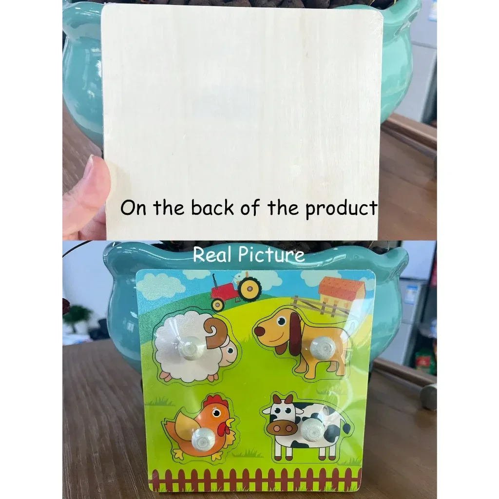 Montessori Early Education Aids Linkage Grasp Board Puzzle Set 1PC Children's Wisdom Toys Fun Game Matching