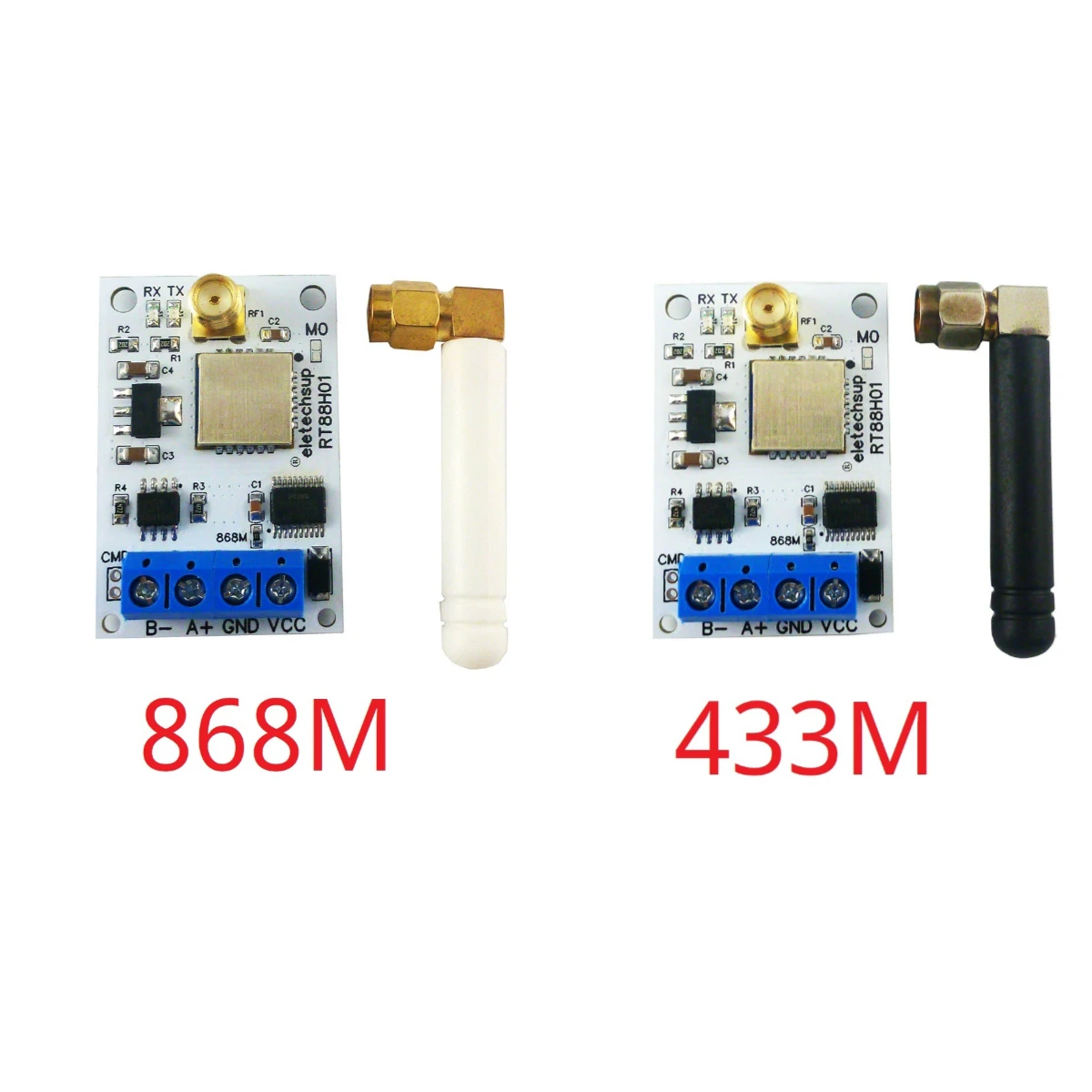 

DC 5-12V 433M 868M RS485 Lora 22DBM RF Wireless Transceiver Master-Slave Transmission for RS485 PLC PTZ Wireless Meter Reading