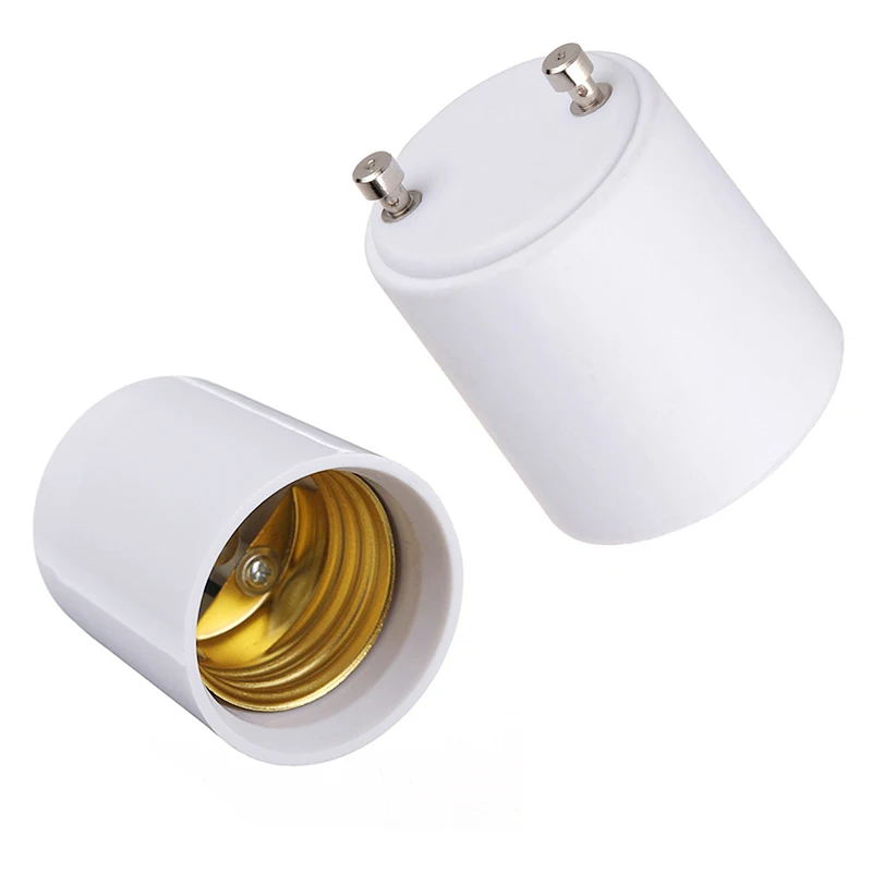 GU24 To E27 LED Holder White Light Lamp Bulb Socket Converter Holder Adapter Fireproof GU24 To E27 Bulbs Bases Home Hardware