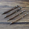Wooden Mechanical Pencil 0.5mm Automatic Pen For Office School Nature Walnut Wood Drawing Writing Traditional Chinese Stationery 2
