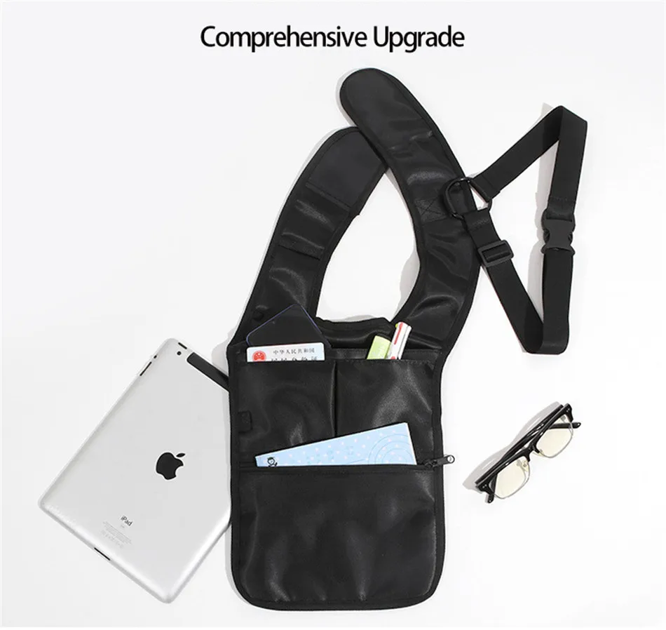 Double Shoulder Armpit Bag,Underarm Shoulder Bag For Men,Premium