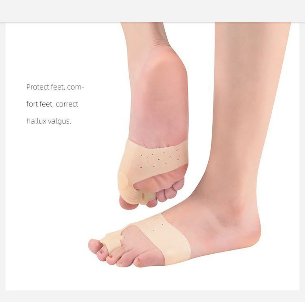 Toe Corrector Silicone Bunion Corrector Toe Separator Bunions Toe Corrector Valgus for Finger Separator Hallux Valgus Comfort