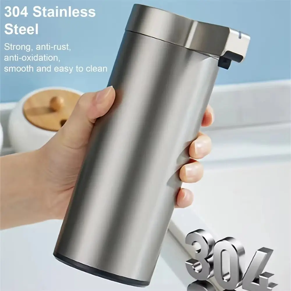 Description Picture 5 of itemTouchless Automatic Hand Soap Dispenser Induction Sensor 304 Stainless Steel Intelligent Hand Sanitizer Machine Reusable