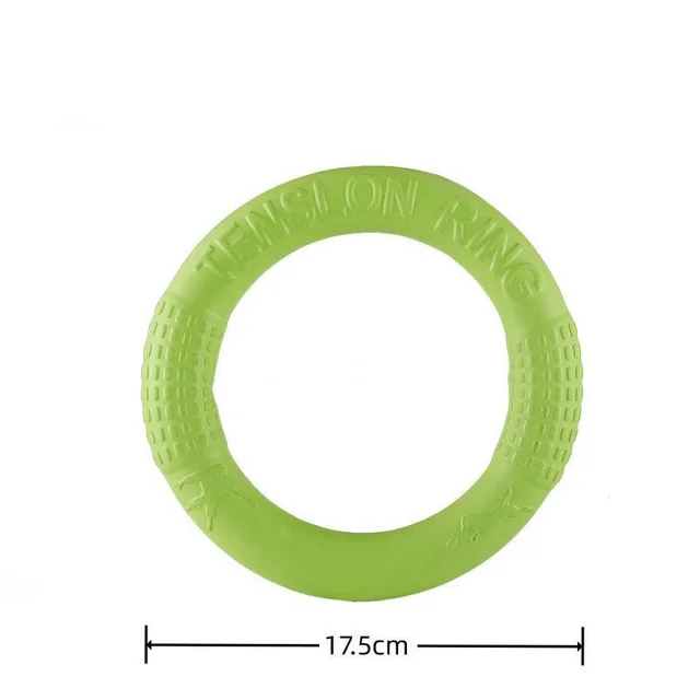 Dog Ring Toys Indestructible Chewing Flying Floating Training Tools Fetch for Small Medium Large Dogs Throwing Catching Flying 2
