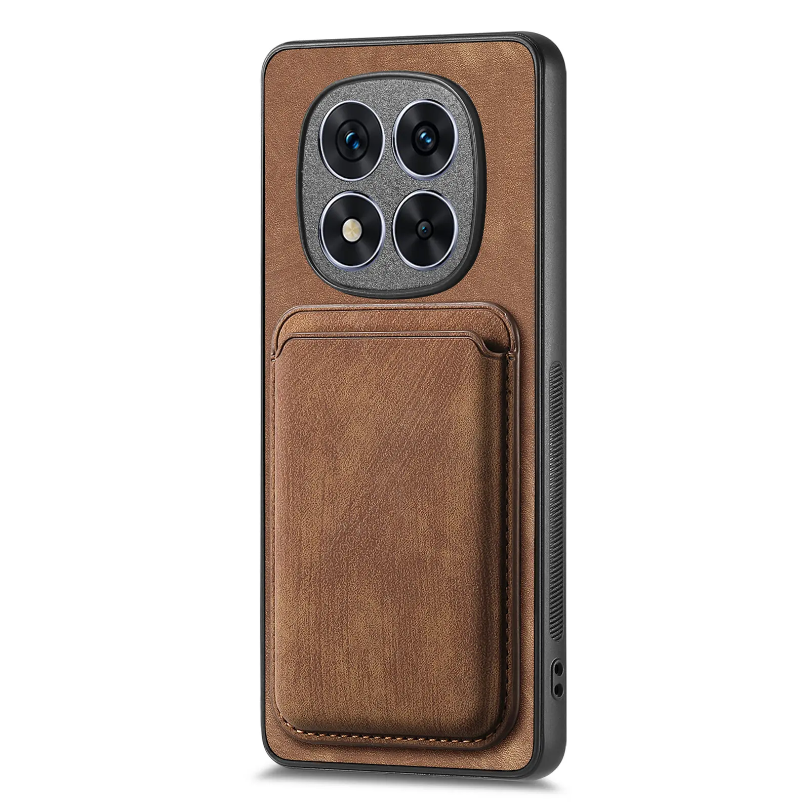 2-in-1 Detachable Leather Wallet with Magnetic Case - Retro Style