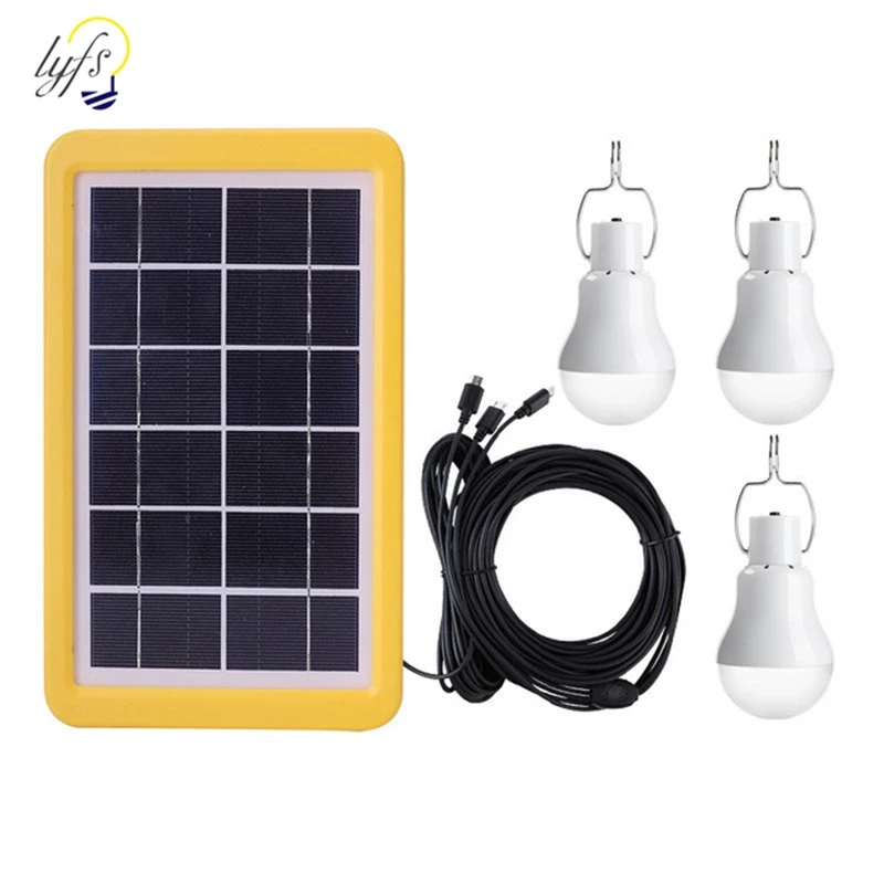 Solar Light Bulb Outdoor Waterproof With Hook Solar Lamp Garden Courtyard Emergency Energy Saving Light Bulb solar security light with motion sensor