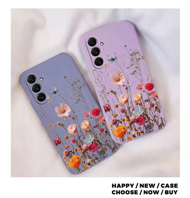 A55 schöne rose silikon telefon hülle für samsung a55 a50 a52s a72 a34 a23 a53 a51 a54 a33 a22 a70 a71 a32 a91 a31cover – Detail 9