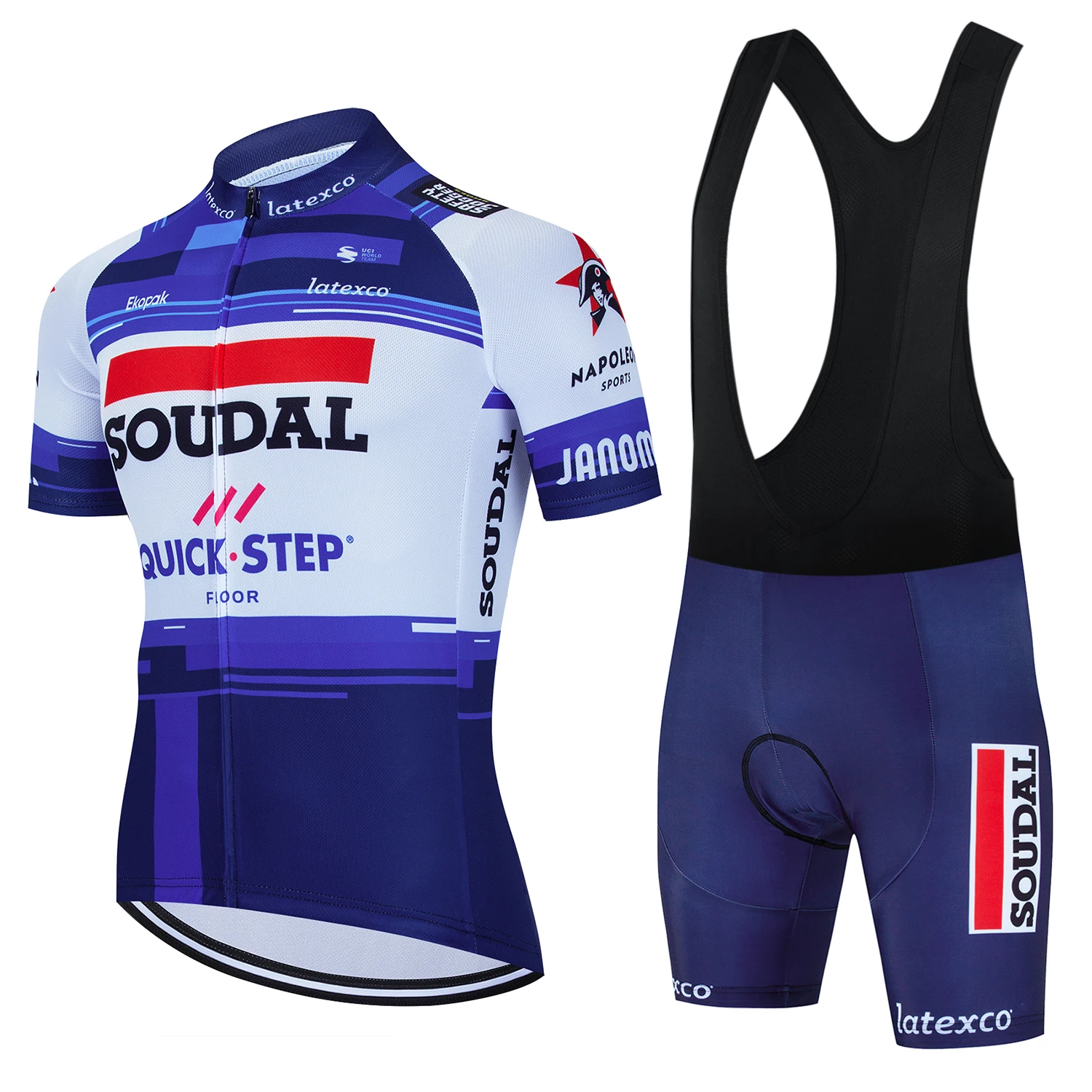 Maillot corto LOTTO SOUDAL para ciclistas que buscan estilo y comodidad