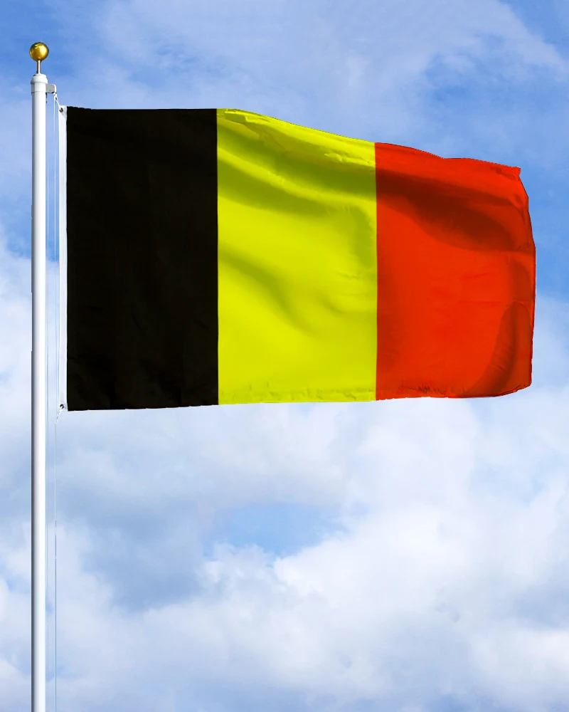 60X90 90X150 120X180Cm Belgio Belgio Belgio Bandiera Emblema Poliestere Stampato Banner Arazzo Per La Decorazione