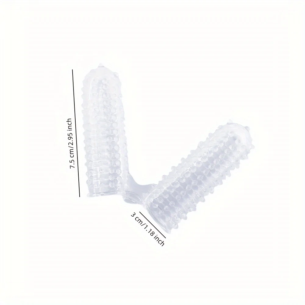 Double finger durable and comfortable anti slip latex finger protection cover no battery required for household use adult size