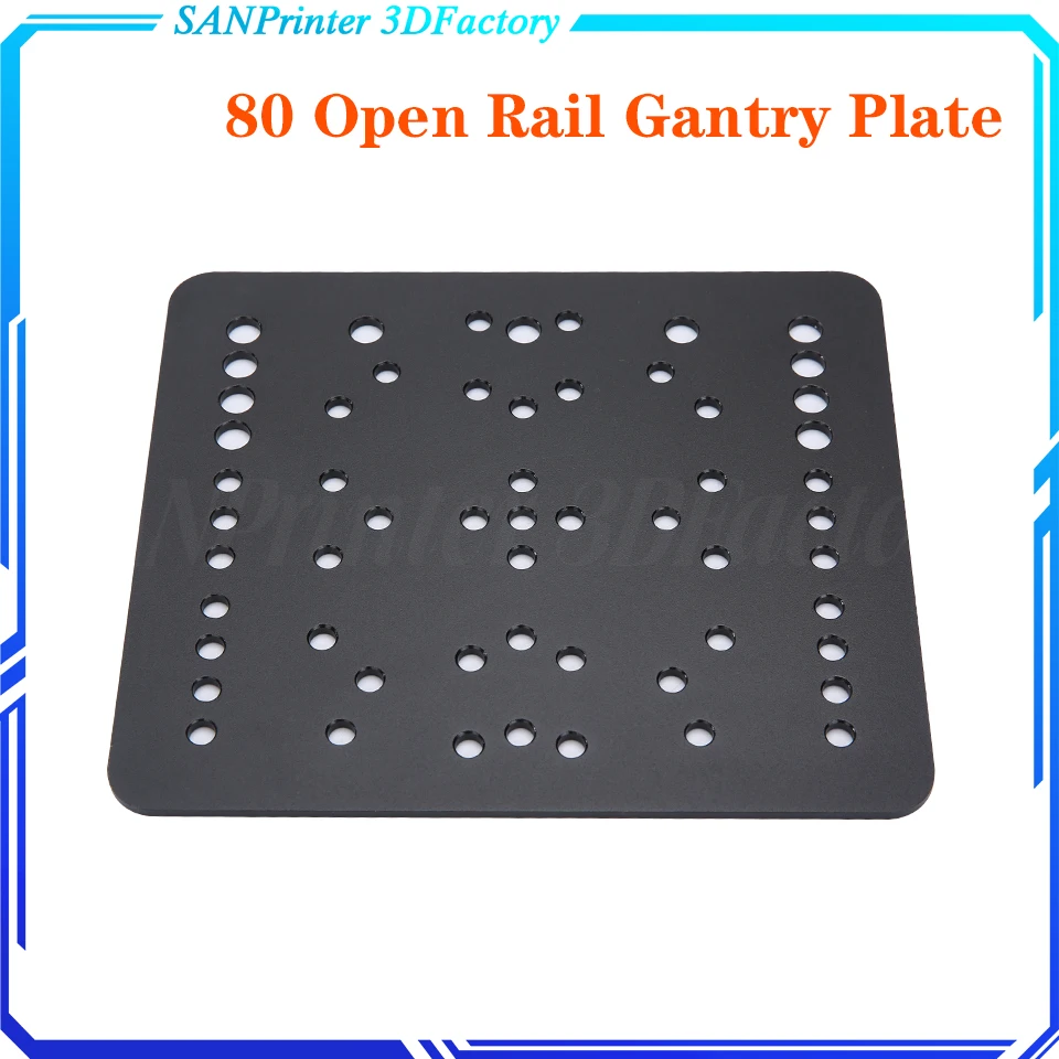

3D printer Parts Open Track Gantry 80 Rail Gantry Plate 80 for builds