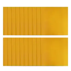 Premium Gold Embossed Aluminum Foil Sheets - 20 - Piece Set for Crafting, Painting, and Engraving (Gold)