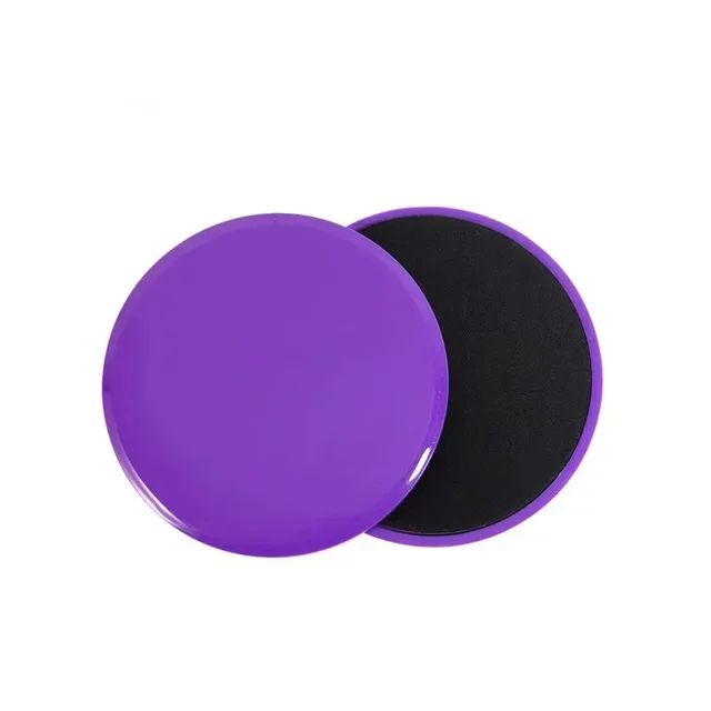 2pcs Solid Color Yoga Sliding Discs, Yoga Fitness Foot Sliding Pads, Workout Equipment For Abdominal Core Training, Body Shaping