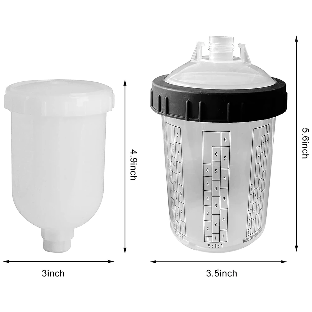ڵ Ʈ ǿ ȸ Ʈ й ͽ , HVLP Ʈ  Ʈ , 1 ½ (600ml) ŰƮ, 10 