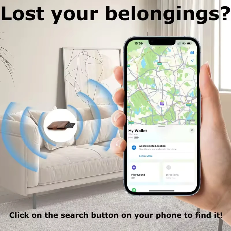 Dual System Bluetooth Tracker Tags for Android and iOS - Smart Item Locator