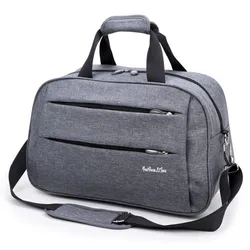 Men Travel Bags Zipper Hand Luggage Big  Business Large Capacity Weekend Duffle