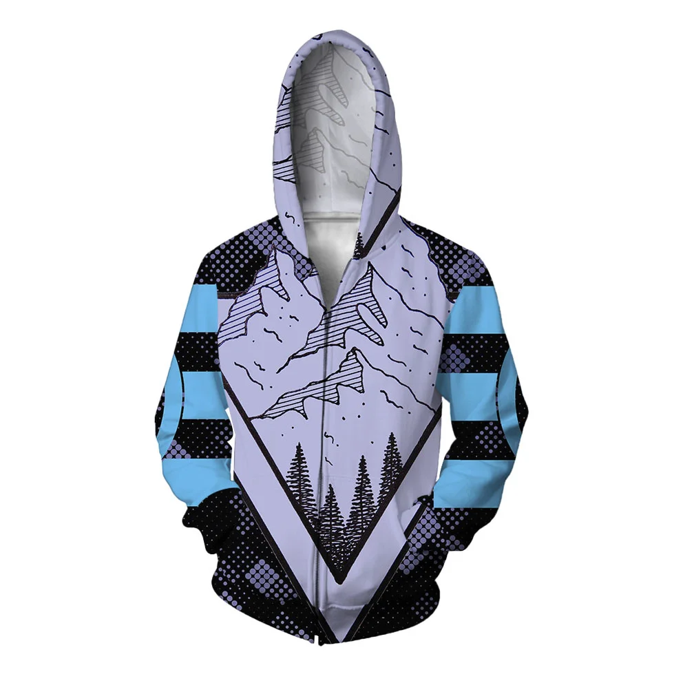 Ropa de otoño Y2k, sudaderas con estampado genial de lobo codicioso y luna aullante para hombre, sudadera con capucha para hombre, sudadera con capucha informal para hombre