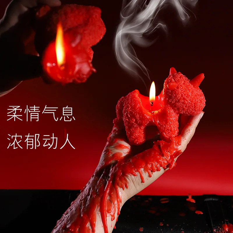 Long LovesmSex Toys Cat's Paw Rose Low Temperature Candles Couple Flirting Props Alternative Passion Training