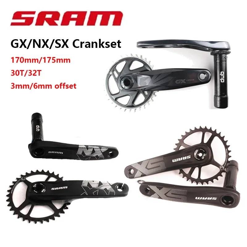 Bielas MTB Sram Eagle 70 T-Type 32T Wide - Monoplato - Protector de