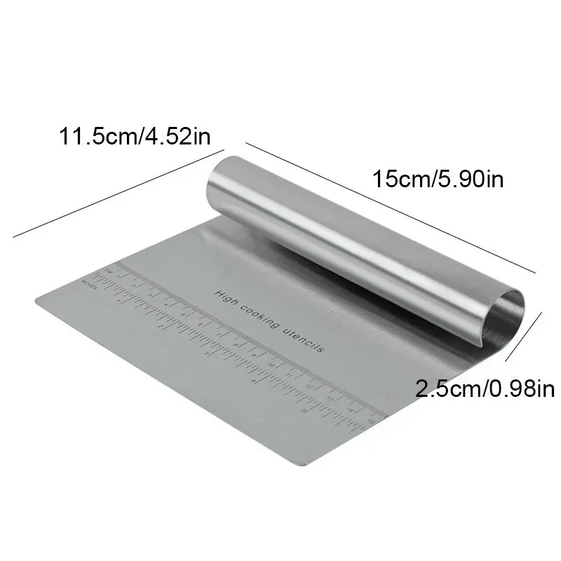 Stainless Steel Cake Scraper 3