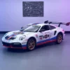 1:24 Porsche 911 GT3 RSR Sports Car Alloy Pull Back Model Car Simulation Children's Diecast Toy Car Boy Toys A416 2
