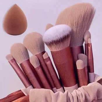 Set di pennelli per trucco Morbido e soffice Professiona Fondotinta cosmetico in polvere Ombretto Kabuki Miscelazione Pennello per trucco Strumento di bellezza Trucco