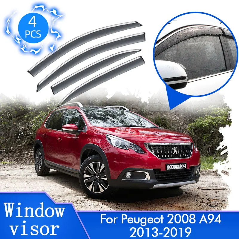Barre Tetto ACE-1 Per Peugeot 2008 (A94) 2013-2019, In Alluminio Anodizzato Nero, Portata 75 Kg