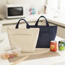 

Portable Lunch Bag New Thermal Insulated Lunch Box Tote Cooler Handbag Bento Pouch Dinner Container School Food Storage Bags