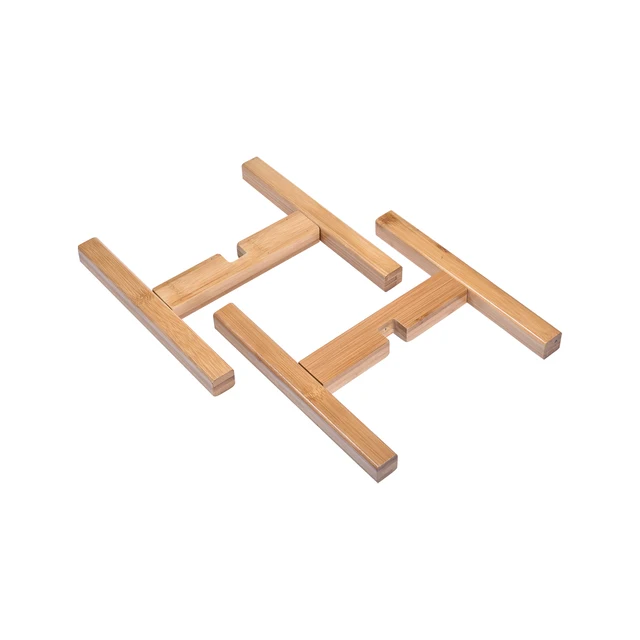 Négylábú Fa Virágcserép Tartó Növény És Zamatos Virágcserép-Kijelző Állvány Otthoni Kerti Terasz Dekoráció Polc Beltér - Image 4