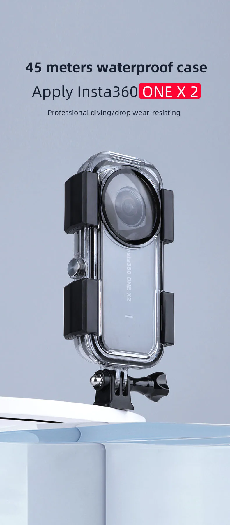 Funda 불침투성 파라 Insta360 ONE X2, 보호 360, 카카 데 부세오, 파노라마 카메라